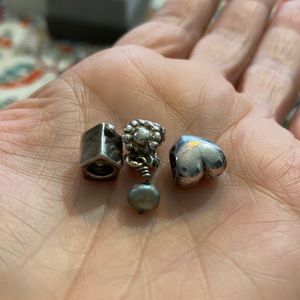 Authentic Retired Silver Pandora charms - worn with love